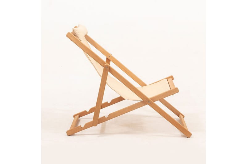 Zarith Solstol 59x44 cm - Cremevit - Utemöbler & utemiljö - Utestol & trädgårdsstol - Solstol