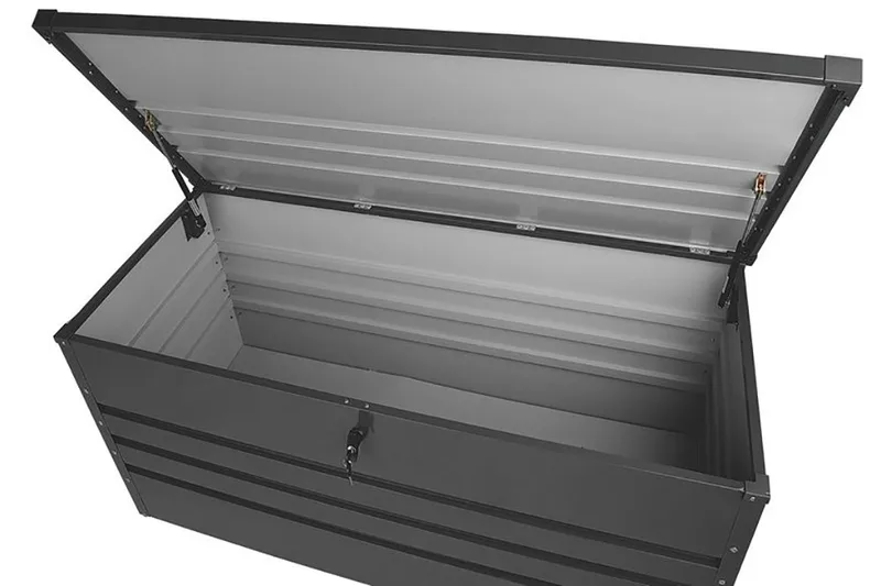 Cebrosa Dynlåda 62|132|64 cm - Svart/Grå - Utemöbler & utemiljö - Utomhusförvaring - Dynförvaring - Dynbox & dynlåda