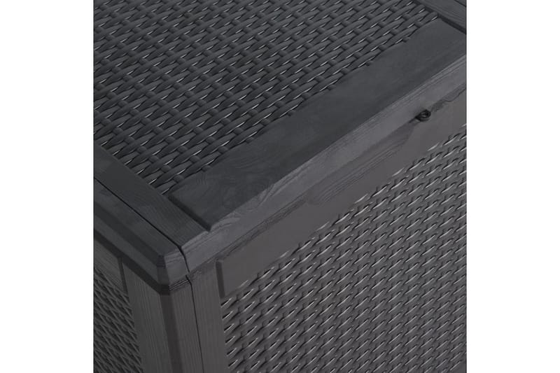 Dynbox 270 liter svart PP-rotting - Svart - Dynbox & dynlåda