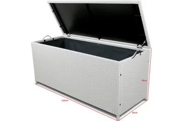 Dynbox 420 L - Vit - Utemöbler & utemiljö - Utomhusförvaring - Dynförvaring - Dynbox & dynlåda