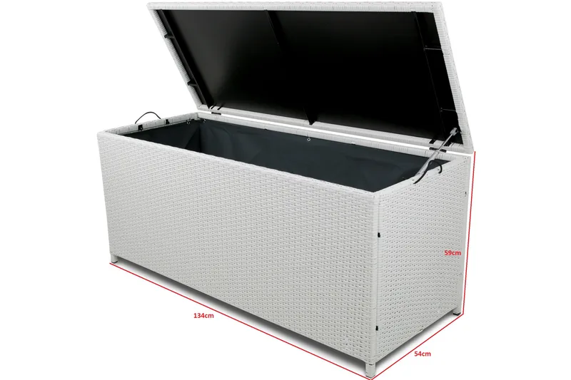 Dynbox 420 L - Vit - Utemöbler & utemiljö - Utomhusförvaring - Dynförvaring - Dynbox & dynlåda