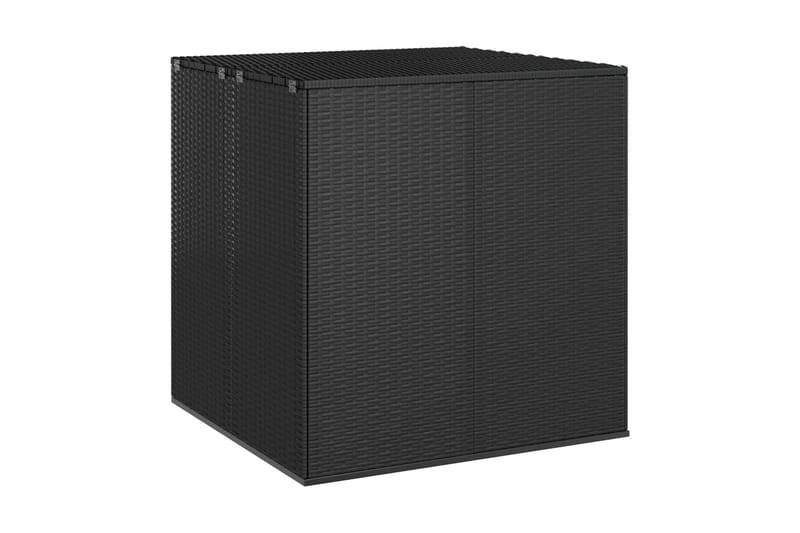 Dynbox PE-rotting 100x97,5x104 cm svart - Svart - Dynbox & dynlåda