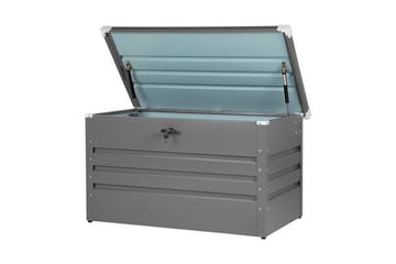 Dynlåda 132 x 62 cm grå CEBROSA - Grå - Utemöbler & utemiljö - Utomhusförvaring - Dynförvaring - Dynbox & dynlåda