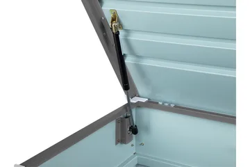 Dynlåda 132 x 62 cm grå CEBROSA - Grå - Utemöbler & utemiljö - Utomhusförvaring - Dynförvaring - Dynbox & dynlåda