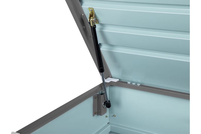 Dynlåda 132 x 62 cm grå CEBROSA - Grå - Utemöbler & utemiljö - Utomhusförvaring - Dynförvaring - Dynbox & dynlåda