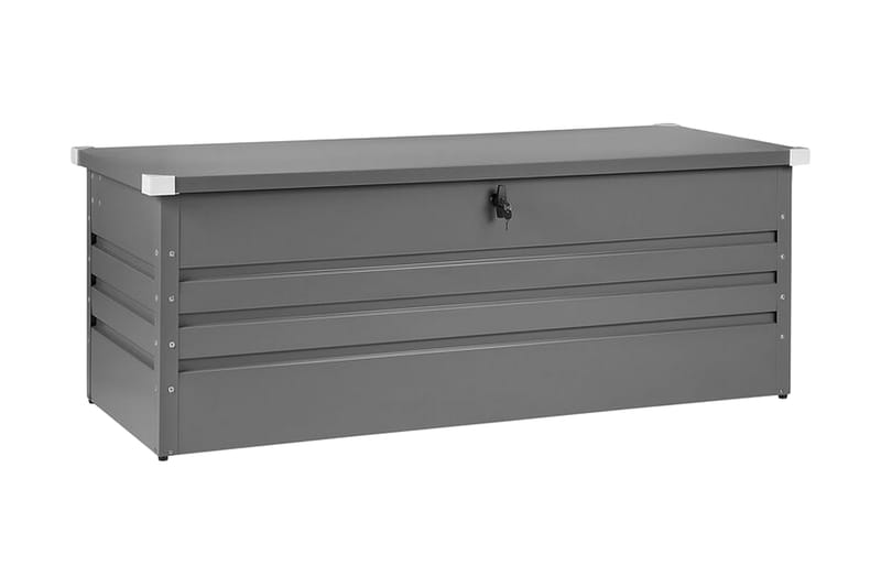 Dynlåda 165 x 70 cm grå CEBROSA - Grå - Utemöbler & utemiljö - Utomhusförvaring - Dynförvaring - Dynbox & dynlåda
