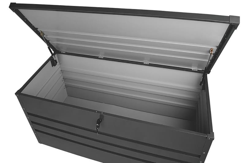 Dynlåda Cebrosa 62|132|64 cm - Svart/Grå - Utemöbler & utemiljö - Utomhusförvaring - Dynförvaring - Dynbox & dynlåda