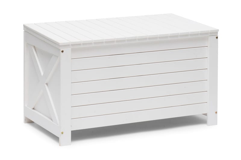 Dynlåda Läckö 136x59 cm Vit - Dynbox & dynlåda