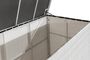 Gigant Stor vattentät Dynbox - Dynlåda i konstrotting - Vit - Utemöbler & utemiljö - Utomhusförvaring - Dynförvaring - Dynbox & dynlåda