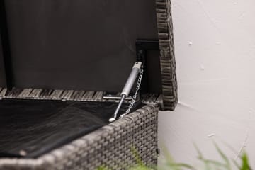 Gigant vattentät dynbox XL utomhus - Dynlåda i konstrotting (B150xD90xH101 cm) - Grå - Utemöbler & utemiljö - Utomhusförvaring - Dynförvaring - Dynbox & dynlåda