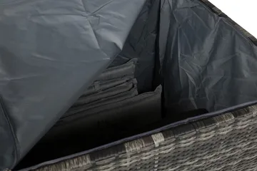 Gigant vattentät dynbox XL utomhus - Dynlåda i konstrotting (B150xD90xH101 cm) - Grå - Utemöbler & utemiljö - Utomhusförvaring - Dynförvaring - Dynbox & dynlåda