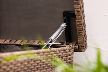 Gigant vattentät dynbox XL utomhus - Dynlåda i konstrotting (B150xD90xH101 cm) - Sand - Utemöbler & utemiljö - Utomhusförvaring - Dynförvaring - Dynbox & dynlåda