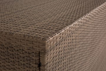 Gigant vattentät dynbox XL utomhus - Dynlåda i konstrotting (B150xD90xH101 cm) - Sand - Utemöbler & utemiljö - Utomhusförvaring - Dynförvaring - Dynbox & dynlåda