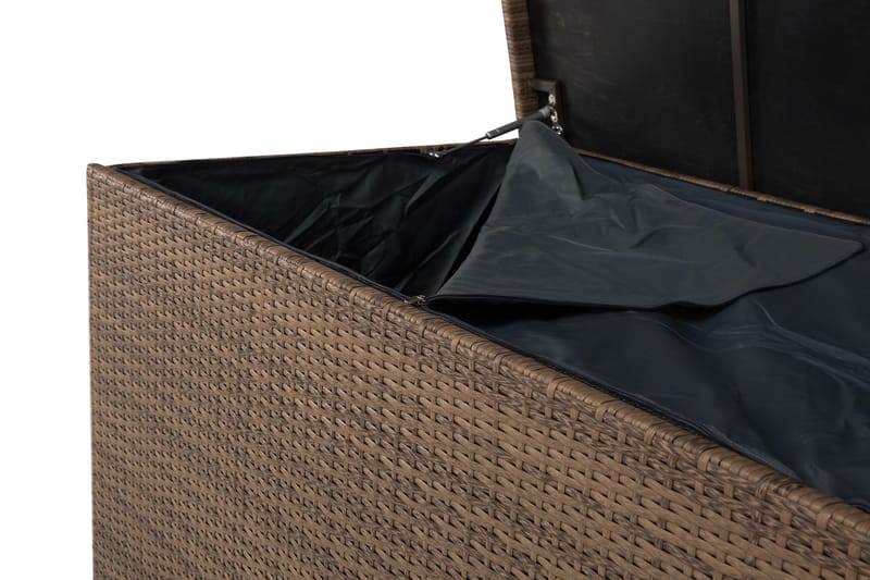 Gigant vattentät dynbox XL utomhus - Dynlåda i konstrotting (B150xD90xH101 cm) - Sand - Utemöbler & utemiljö - Utomhusförvaring - Dynförvaring - Dynbox & dynlåda