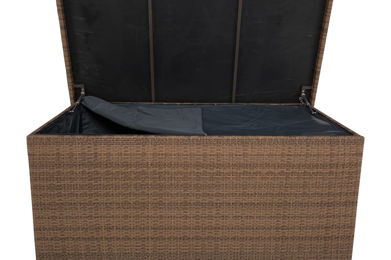 Gigant vattentät dynbox XL utomhus - Dynlåda i konstrotting (B150xD90xH101 cm) - Sand - Utemöbler & utemiljö - Utomhusförvaring - Dynförvaring - Dynbox & dynlåda