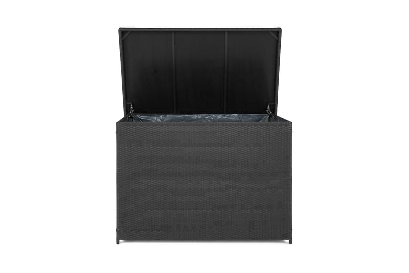 Gigant vattentät dynbox XL utomhus - Dynlåda i konstrotting (B150xD90xH101 cm) - Svart - Utemöbler & utemiljö - Utomhusförvaring - Dynförvaring - Dynbox & dynlåda