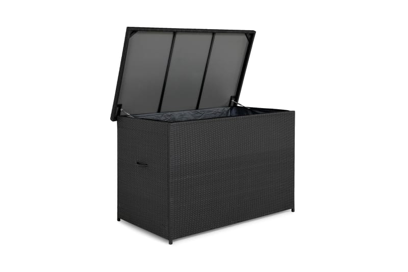 Gigant vattentät dynbox XL utomhus - Dynlåda i konstrotting (B150xD90xH101 cm) - Svart - Utemöbler & utemiljö - Utomhusförvaring - Dynförvaring - Dynbox & dynlåda