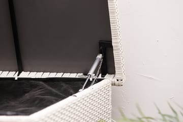 Gigant vattentät dynbox XL utomhus - Dynlåda i konstrotting (B150xD90xH101 cm) - Vit - Utemöbler & utemiljö - Utomhusförvaring - Dynförvaring - Dynbox & dynlåda