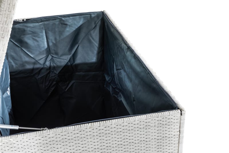 Gigant vattentät dynbox XL utomhus - Dynlåda i konstrotting (B150xD90xH101 cm) - Vit - Utemöbler & utemiljö - Utomhusförvaring - Dynförvaring - Dynbox & dynlåda