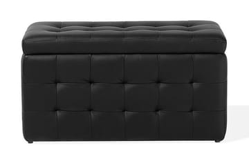 Michigan Dynbo| 42|72|40 cm - Svart - Möbler - Fåtölj & stolar - Pall & puff - Fotpallar