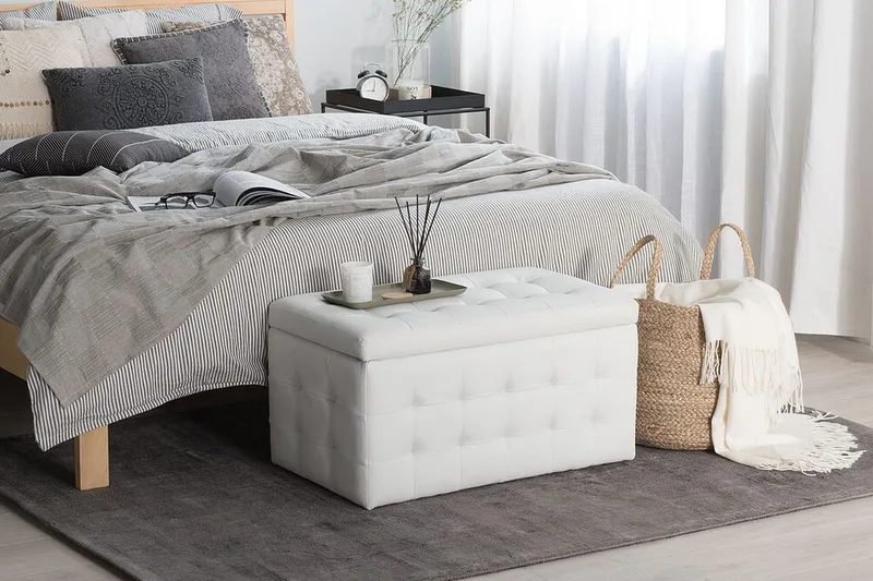 Michigan Förvaringslåda |42|72|40 cm - Vit - Utemöbler & utemiljö - Utomhusförvaring - Dynförvaring - Dynbox & dynlåda