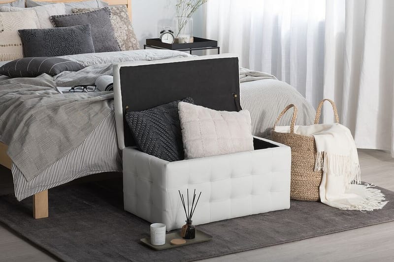 Michigan Förvaringslåda |42|72|40 cm - Vit - Utemöbler & utemiljö - Utomhusförvaring - Dynförvaring - Dynbox & dynlåda