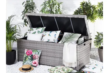 Modena Dynlåda 158 cm - Grå - Utemöbler & utemiljö - Utomhusförvaring - Dynförvaring - Dynbox & dynlåda