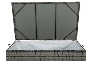 Sydney vattentät dynbox Large utomhus - Dynlåda i konstrotting (B140xD80xH90 cm) - Grå - Utemöbler & utemiljö - Utomhusförvaring - Dynförvaring - Dynbox & dynlåda