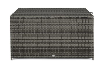 Sydney vattentät dynbox Large utomhus - Dynlåda i konstrotting (B140xD80xH90 cm) - Grå - Utemöbler & utemiljö - Utomhusförvaring - Dynförvaring - Dynbox & dynlåda