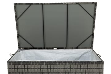 Sydney vattentät dynbox Large utomhus - Dynlåda i konstrotting (B140xD80xH90 cm) - Grå - Utemöbler & utemiljö - Utomhusförvaring - Dynförvaring - Dynbox & dynlåda
