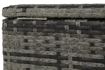 Sydney vattentät dynbox Large utomhus - Dynlåda i konstrotting (B140xD80xH90 cm) - Grå - Utemöbler & utemiljö - Utomhusförvaring - Dynförvaring - Dynbox & dynlåda