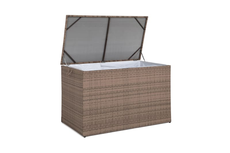 Sydney vattentät dynbox Large utomhus - Dynlåda i konstrotting (B140xD80xH90 cm) - Sand - Utemöbler & utemiljö - Utomhusförvaring - Dynförvaring - Dynbox & dynlåda