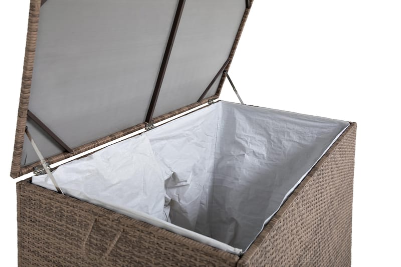 Sydney vattentät dynbox Large utomhus - Dynlåda i konstrotting (B140xD80xH90 cm) - Sand - Utemöbler & utemiljö - Utomhusförvaring - Dynförvaring - Dynbox & dynlåda