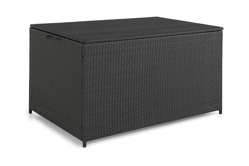 Sydney vattentät dynbox Large utomhus - Dynlåda i konstrotting (B140xD80xH90 cm) - Svart - Utemöbler & utemiljö - Utomhusförvaring - Dynförvaring - Dynbox & dynlåda