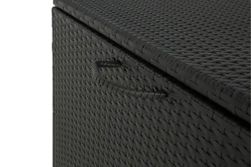 Sydney vattentät dynbox Large utomhus - Dynlåda i konstrotting (B140xD80xH90 cm) - Svart - Utemöbler & utemiljö - Utomhusförvaring - Dynförvaring - Dynbox & dynlåda