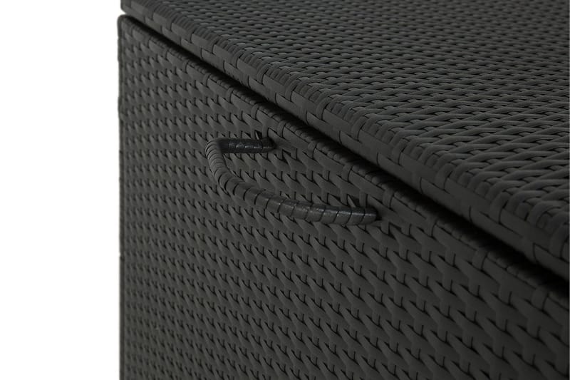 Sydney vattentät dynbox Large utomhus - Dynlåda i konstrotting (B140xD80xH90 cm) - Svart - Utemöbler & utemiljö - Utomhusförvaring - Dynförvaring - Dynbox & dynlåda
