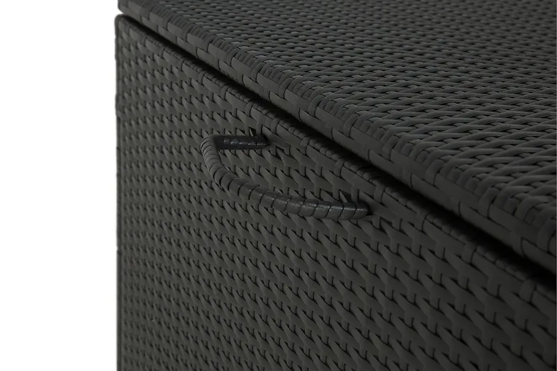 Sydney vattentät dynbox Large utomhus - Dynlåda i konstrotting (B140xD80xH90 cm) - Svart - Utemöbler & utemiljö - Utomhusförvaring - Dynförvaring - Dynbox & dynlåda