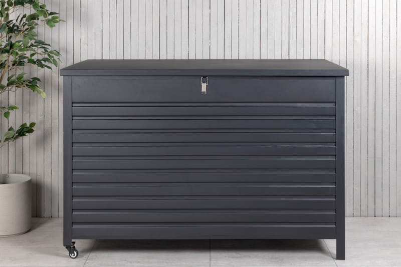 Tiana Dynförvaring 150x90 cm - Svart - Utemöbler & utemiljö - Utomhusförvaring - Dynförvaring - Dynbox & dynlåda
