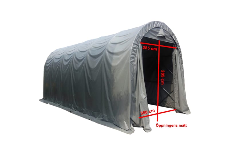 Garagetält 26.2m² för husbil, husvagn & båt Grå - Lyfco - Utemöbler & utemiljö - Utomhusförvaring - Trädgårdstält & förvaringstält