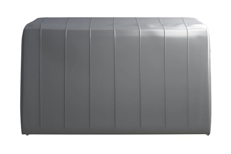 Förvaringstält 370x370 cm stål grå - Grå - Trädgårdstält & förvaringstält