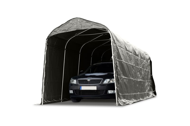 Garagetält 14.4m² 500g/m² PVC Grå - Lyfco - Utemöbler & utemiljö - Utomhusförvaring - Trädgårdstält & förvaringstält