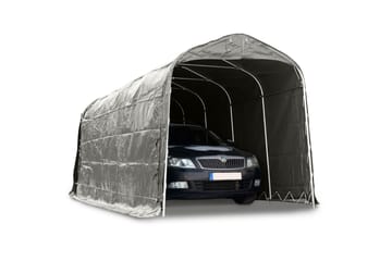 Garagetält 14.4m² 500g/m² PVC Grå - Lyfco - Utemöbler & utemiljö - Utomhusförvaring - Trädgårdstält & förvaringstält