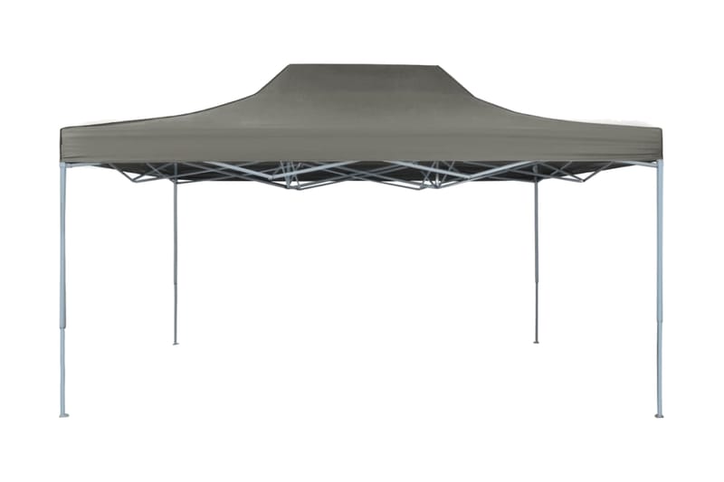 Pop-Up hopfällbart tält 3x4,5 m antracit - Grå - Pop-up tält & eventtält - Trädgårdstält & förvaringstält