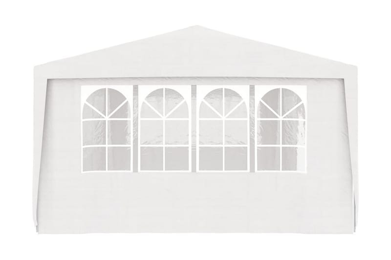 Professionellt partytält med väggar 4x9 m vit 90 g/m² - Vit - Trädgårdstält & förvaringstält - Partytält