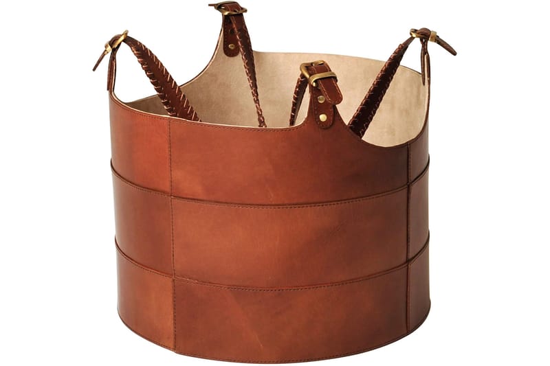 Bulgarsk Vedkorg - Brun - Utemöbler & utemiljö - Utomhusförvaring - Vedförvaring