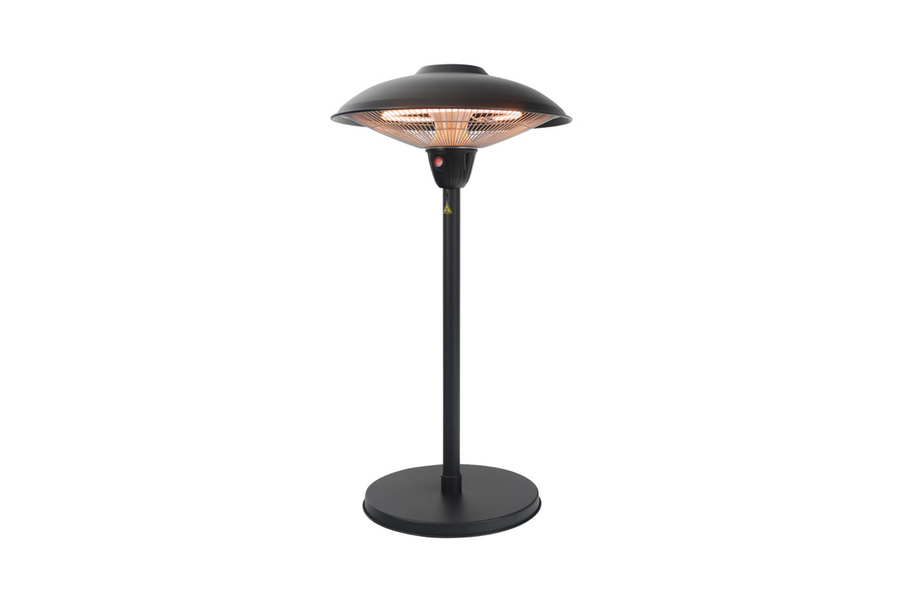 Stående terrassvärmare 1500W Svart Lyfco