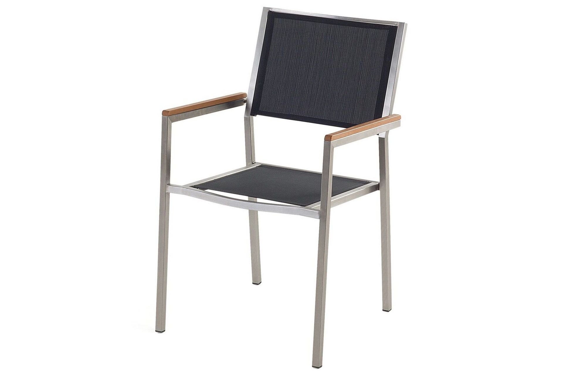 bacoli karmstol utomhus - svart/silver