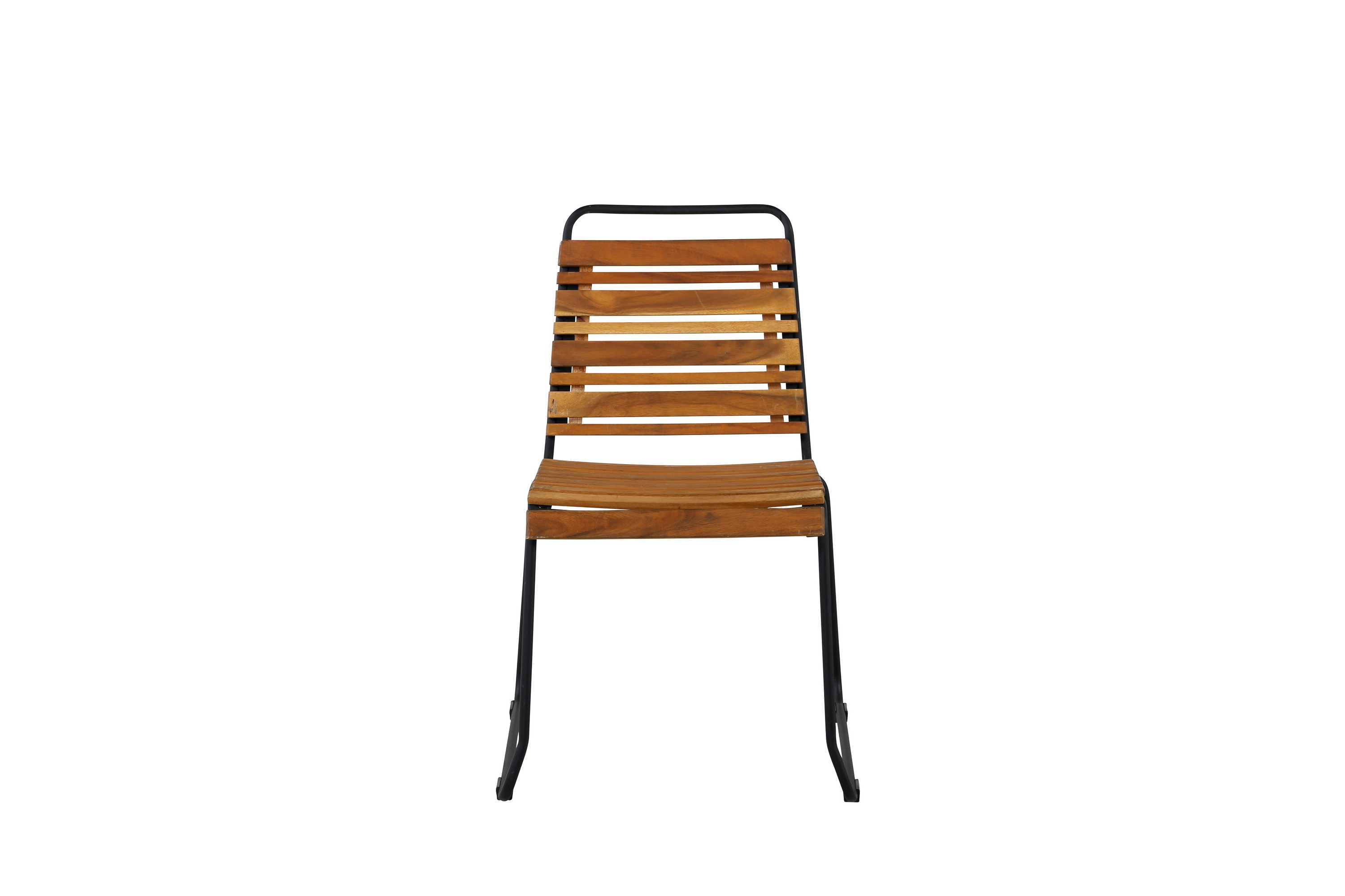 Bois Matstol Utomhus Svart/Brun