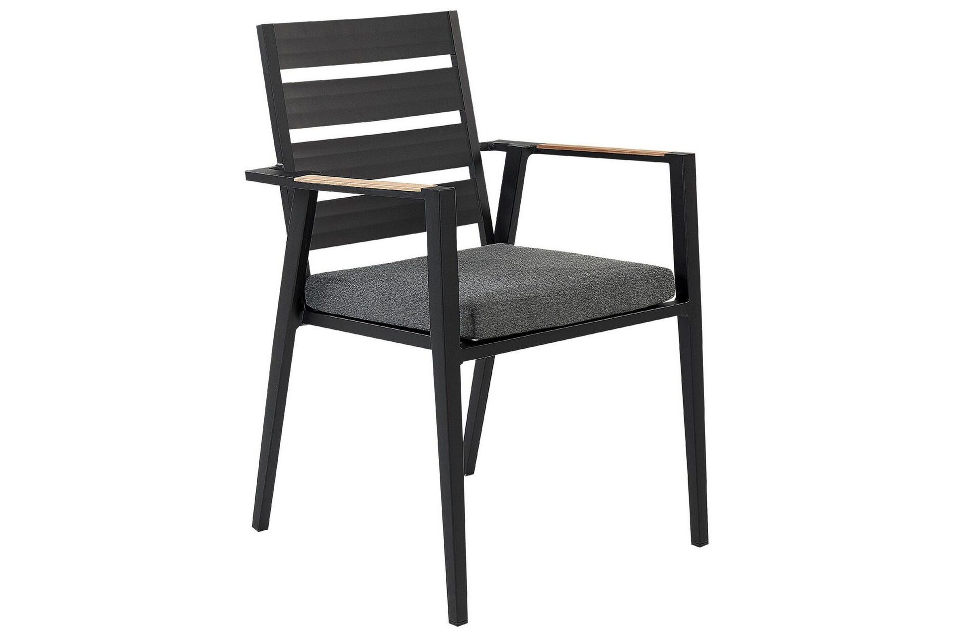 Fortify Karmstol Utomhus - Svart/Gr&aring;