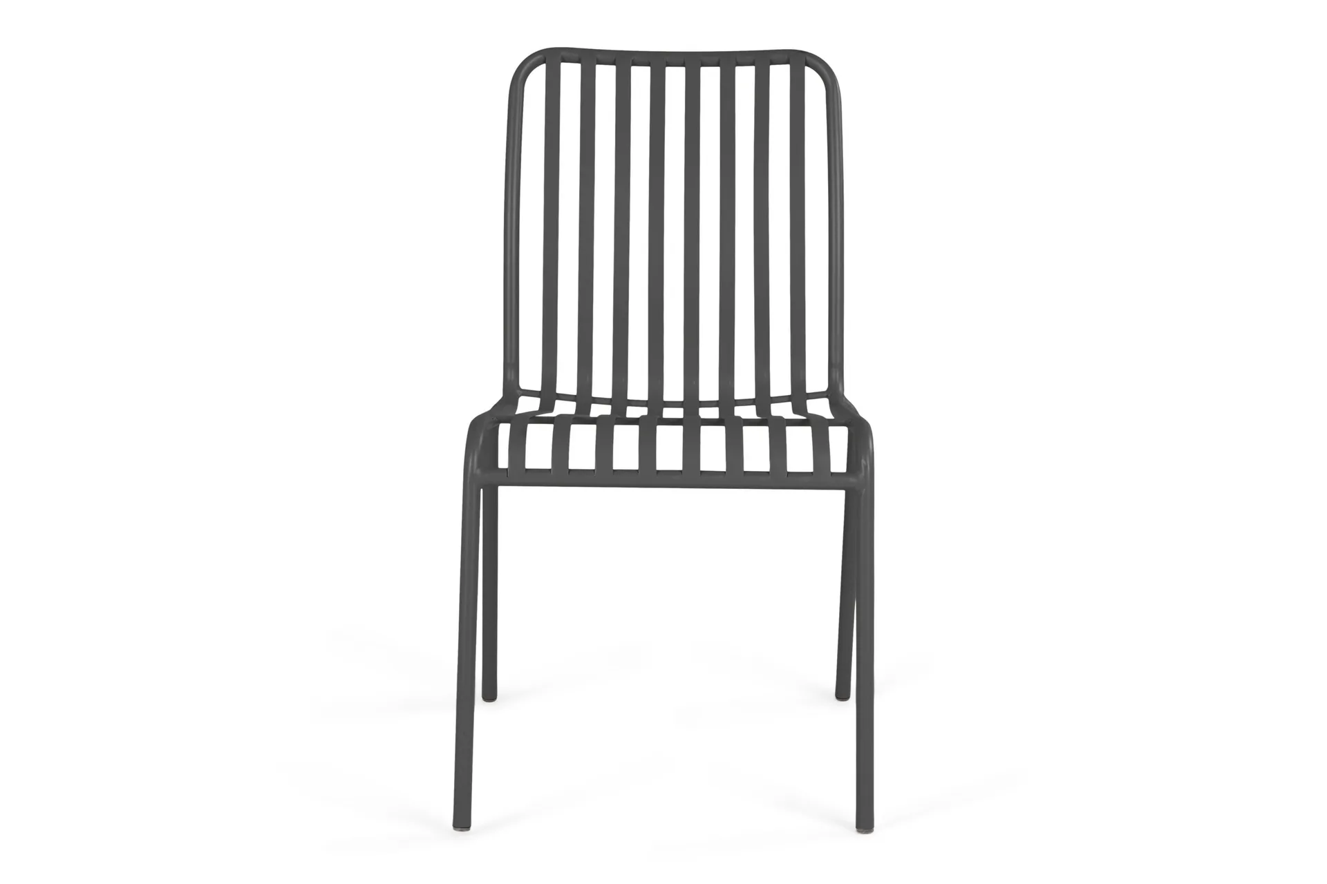 Jarva Matstol Utomhus i metall f&ouml;r balkong och uteplats - Gr&aring; / Svart